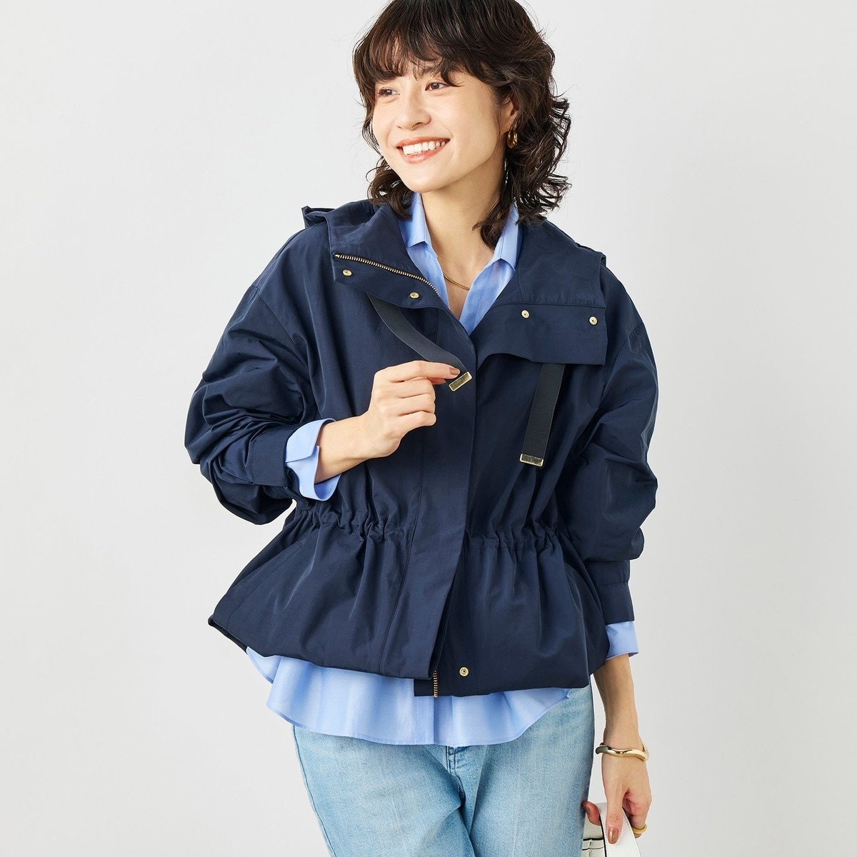 NOLLEY'S ：ノーリーズ 【撥水加工】フーテッドブルゾン 撥水加工】フーテッドブルゾン | ノーリーズ(NOLLEY'S) | マルイウェブ