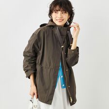 【WEB限定カラー】ウォッシャブル2WAY撥水フーテッドブルゾン