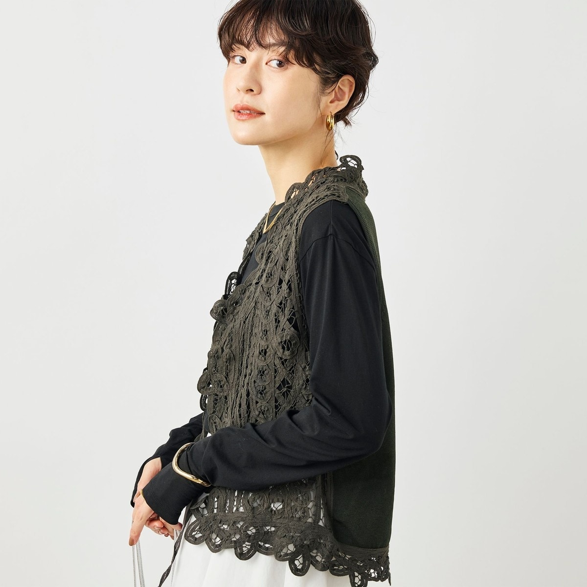 セットアップ対応》カラーツイードショートジレ | ノーリーズ(NOLLEY'S