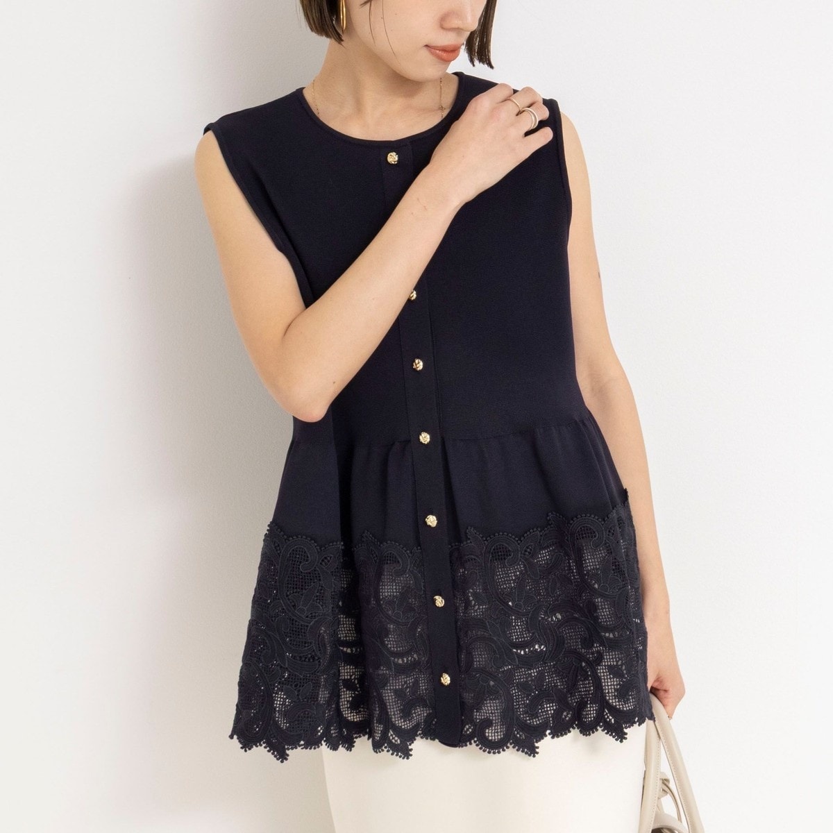 NOLLEY'S カラーツイードショートジレ セットアップ対応》カラーツイードショートジレ | ノーリーズ(NOLLEY'S