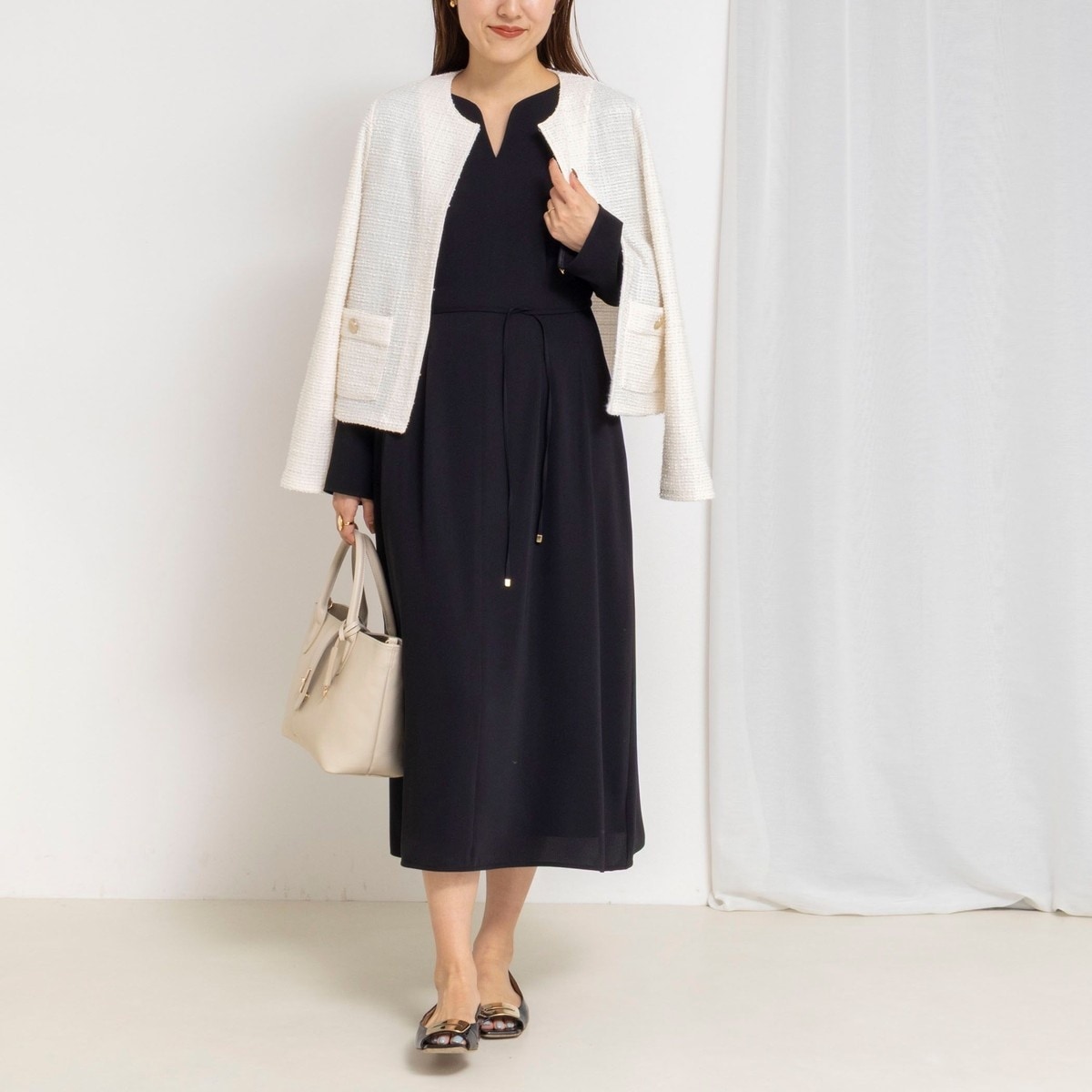 一部店舗限定】ベーシック裏毛フードワンピース | ブルーレーベル