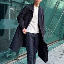 《ビジカジ対応》【ダントツ撥水】ステンカラーコート 26SS