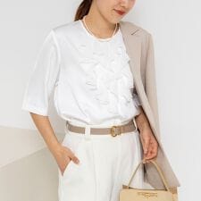 ウォッシャブルオトナサテンラッフルブラウス | ノーリーズ(NOLLEY
