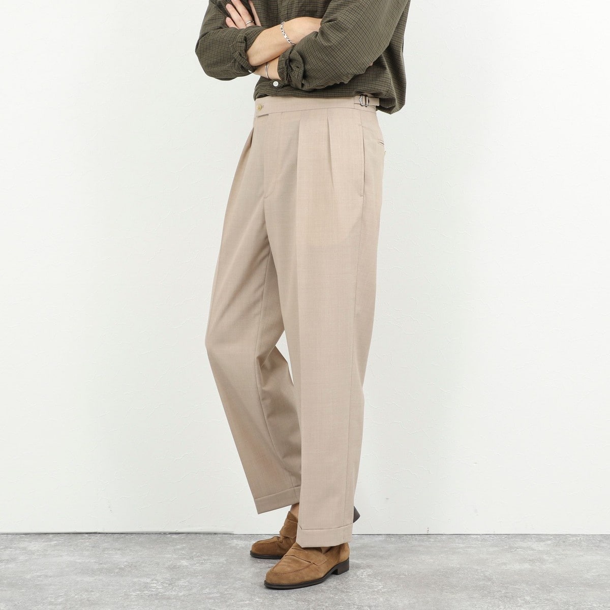 ウォッシャブルウールワイドスラックス 26SS | ノーリーズ グッドマン