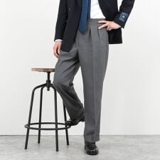 ウォッシャブルウールワイドスラックス 26SS