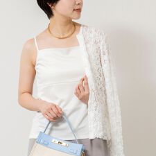 ウォッシャブルアジャスター付サテンスムースキャミ