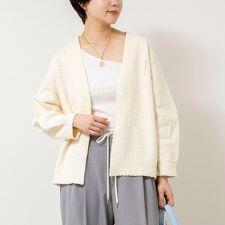 【IRONING/アイロニング】bubble cottonカーディガン