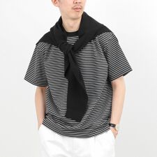 シルケットボーダーTシャツ / クルーネック / 26SS