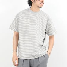シルケットボーダーTシャツ / クルーネック / 26SS