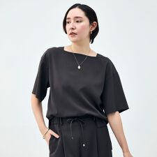 《セットアップ対応》ウォッシャブルイージーツイルTブラウス