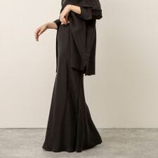 《セットアップ対応》【MAQWEL/マクウェル】ウォッシャブルサテンスカート