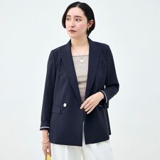 《セットアップ対応》ウォッシャブルブリーザブルシャンブレーダブルジャケット