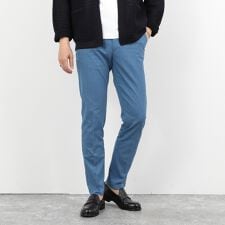 《ビジカジ対応》綿麻COOLMAX スリムフィットパンツ 26SS