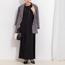 【WEB限定】ウォッシャブルバックツイストドレス