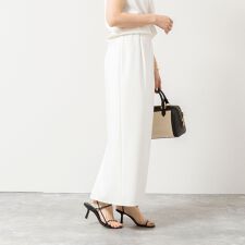 《セットアップ対応》ウォッシャブルマルチファンクションタイトスカート