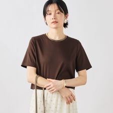 《手洗い可能》W&Wショート丈Tシャツ