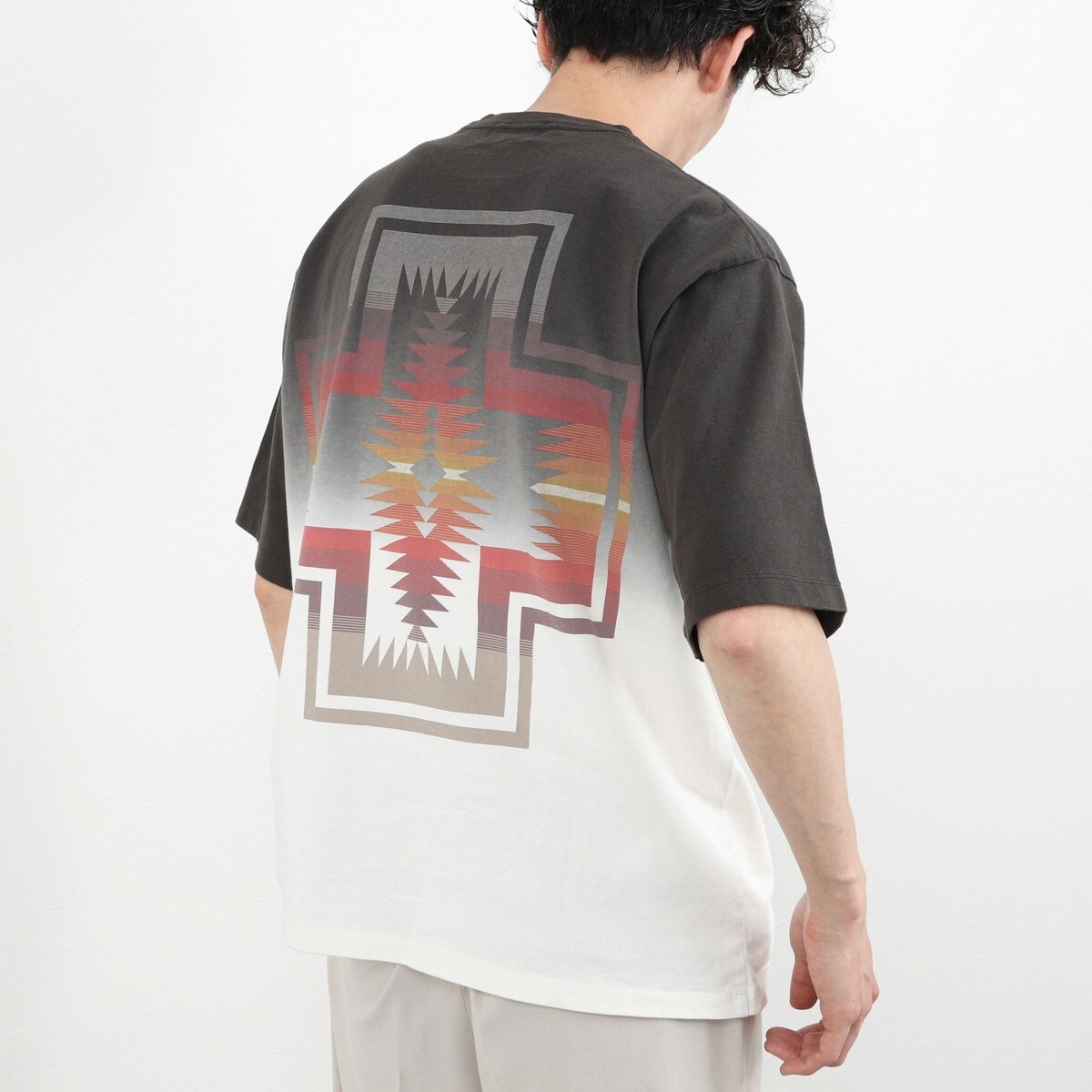 [�}���C]�yPENDLETON/�y���h���g���zGradation dye Back Print S/S T 2/�m�[���[�Y �O�b�h�}���iNOLLEY�fS goodman�j �`���R�[���O���[