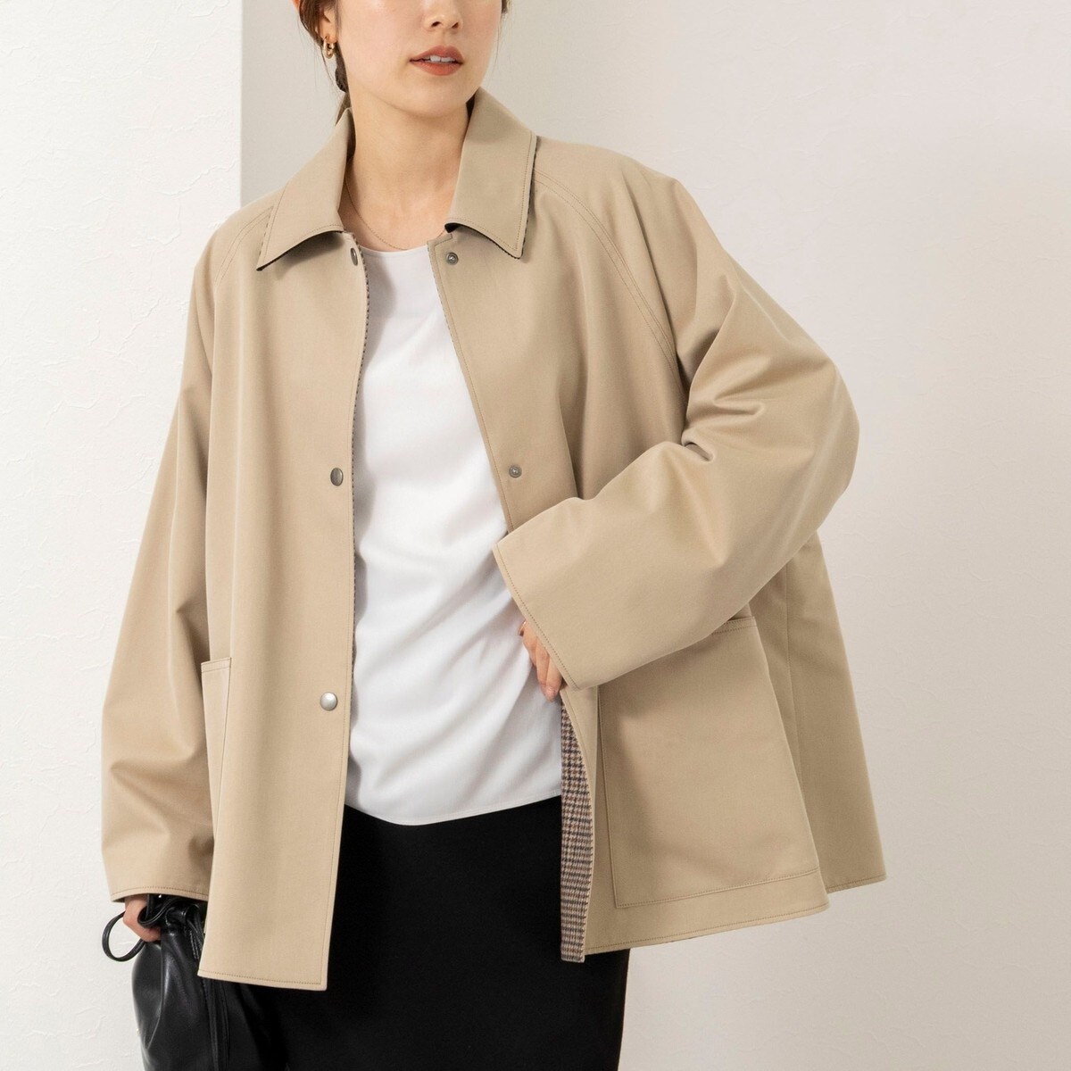 TICCAリバーシブルショートコート TICCA/ティッカ】リバーシブルショートコート | ノーリーズ(NOLLEY'S