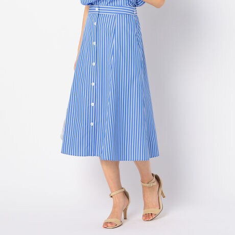 新品】ノーリーズ ストライプ ブラウス マーメイドスカート 穏便  