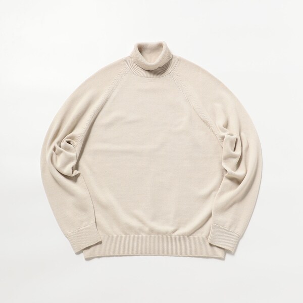 BATONER ラグラン タートルネックニット BATONER ラグラン タートルネックニット
