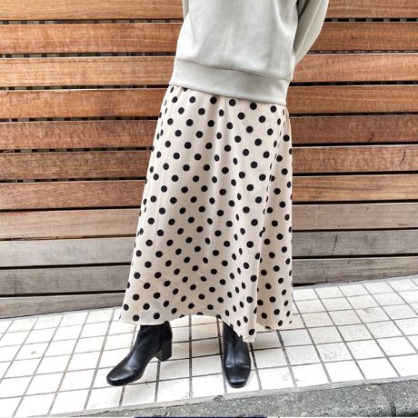 ドット柄フレアスカート フレディ グロスター Fredy Gloster ファッション通販 マルイウェブチャネル Ca000 048 09 01