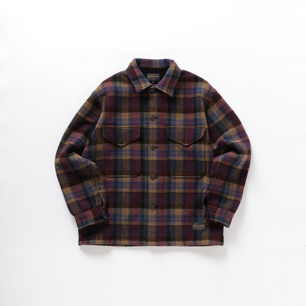 ペンドルトン CPOフランネルシャツ ビッグシルエット 茶色 チェック L PENDLETON（ペンドルトン）の「【PENDLETON/ペンドルトン】CPO