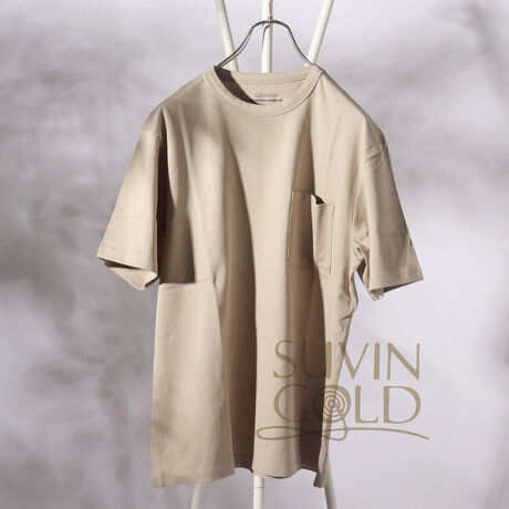 ｓｕｖｉｎ ｇｏｌｄ ポケット付きｔシャツ 世界最高級の超長綿使用 ツルっと冷たい肌触りが特徴 フレディ グロスター Fredy Gloster 1 0093 2 53 513 ファッション通販 マルイウェブチャネル