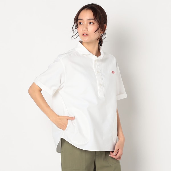 ＤＡＮＴＯＮ／ダントン】ＯＸ ＳＨＩＲＴ ＳＨＯＲＴ ＳＬＥＥＶＥ