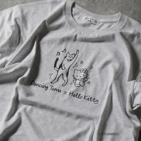 Ｋｉｔｔｙ＆Ｔａｍａ】ハローキティ＆ダンシングタマ Ｔシャツ