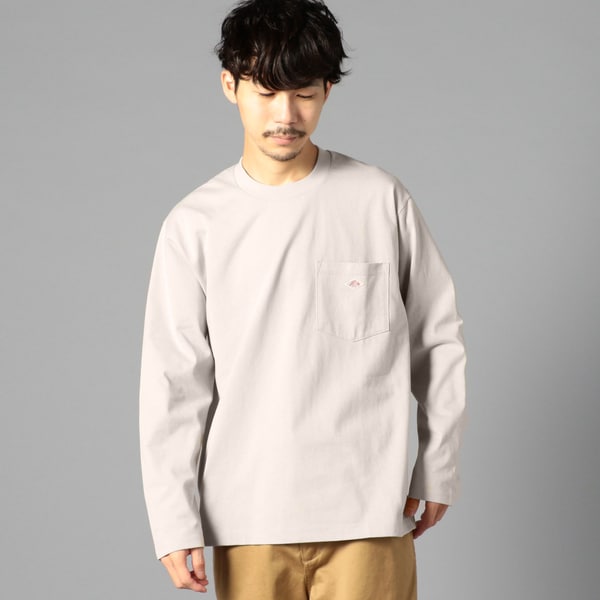 DANTON ポケットロングスリーブTシャツ DANTON／ダントン】ポケット付きロングスリーブTシャツ＃JD