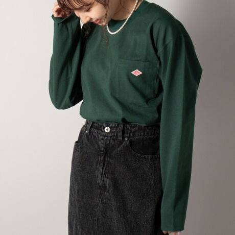 DANTON／ダントン】ポケット付きロングスリーブTシャツ＃JD 