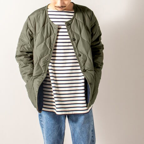 TAION／タイオン】 MILLITAR LINER JACKET 