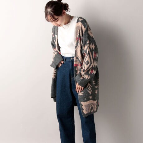 PENDLETON／ペンドルトン】ジャガードロングカーディガン 