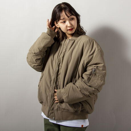 GLOSTER／グロスター】ビッグシルエットMA－1 ボンバー 
