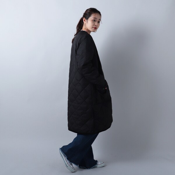 TAION／タイオン】キルティングロングダウンコート | フレディ