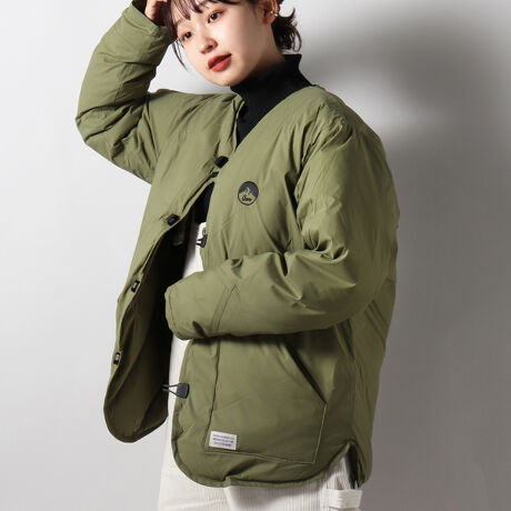 GERRY／ジェリー】NO COLLAR DOWN JACKET 