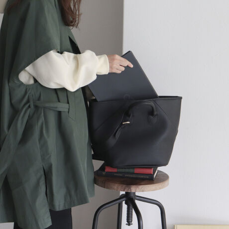 maison vert／メゾンヴェール】2WAY軽量トートバッグ L 