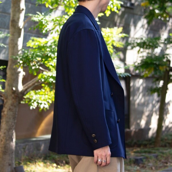 GLOSTER/グロスター】NAVY BLAZER ネイビーブレザー 紺ブレ 金ボタン 
