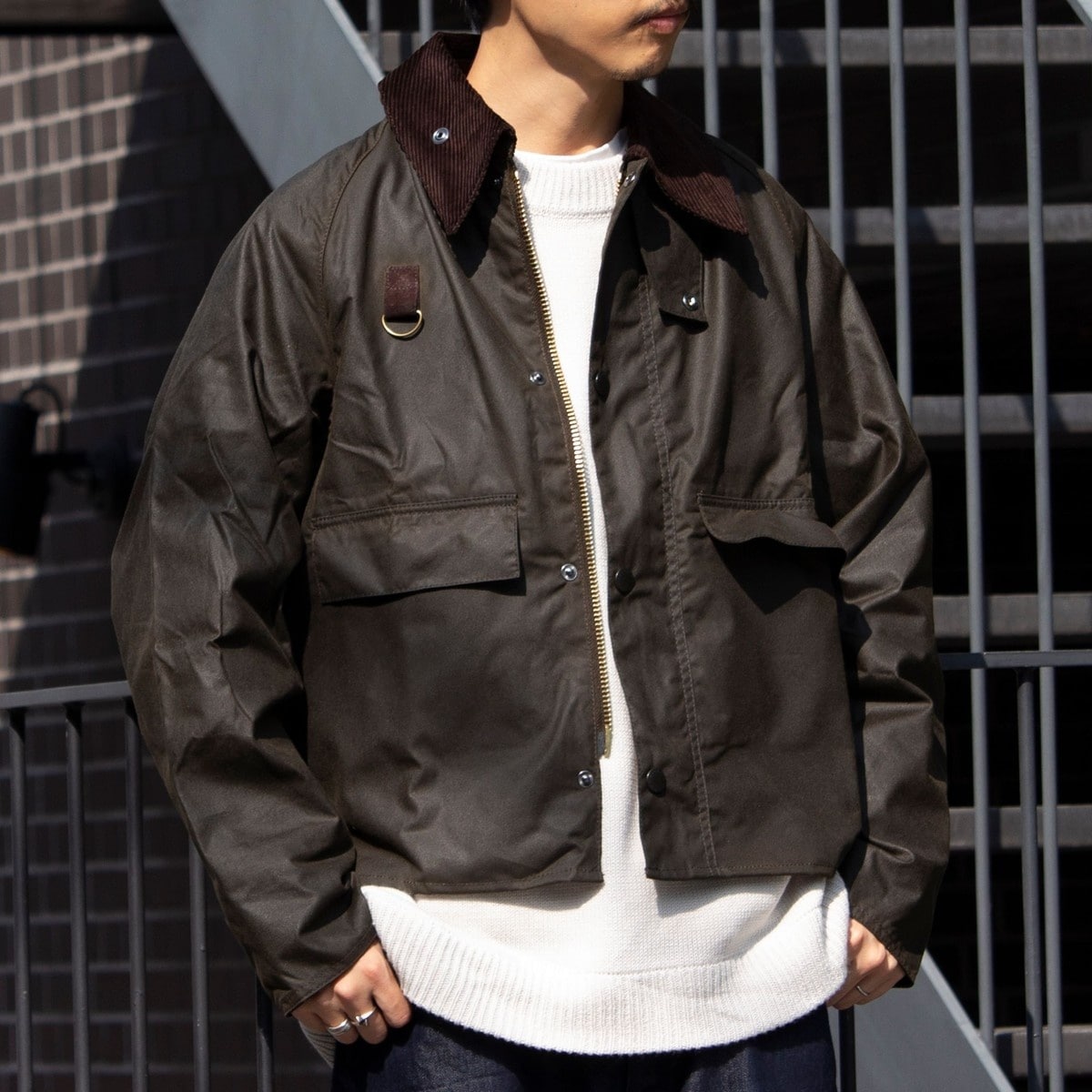 Barbour/バブアー】SPEY スペイ ワックス コットン ショートジャケット-