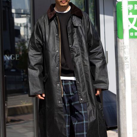 Barbour/バブアー】burghley バーレー ワックス コットン ロング 