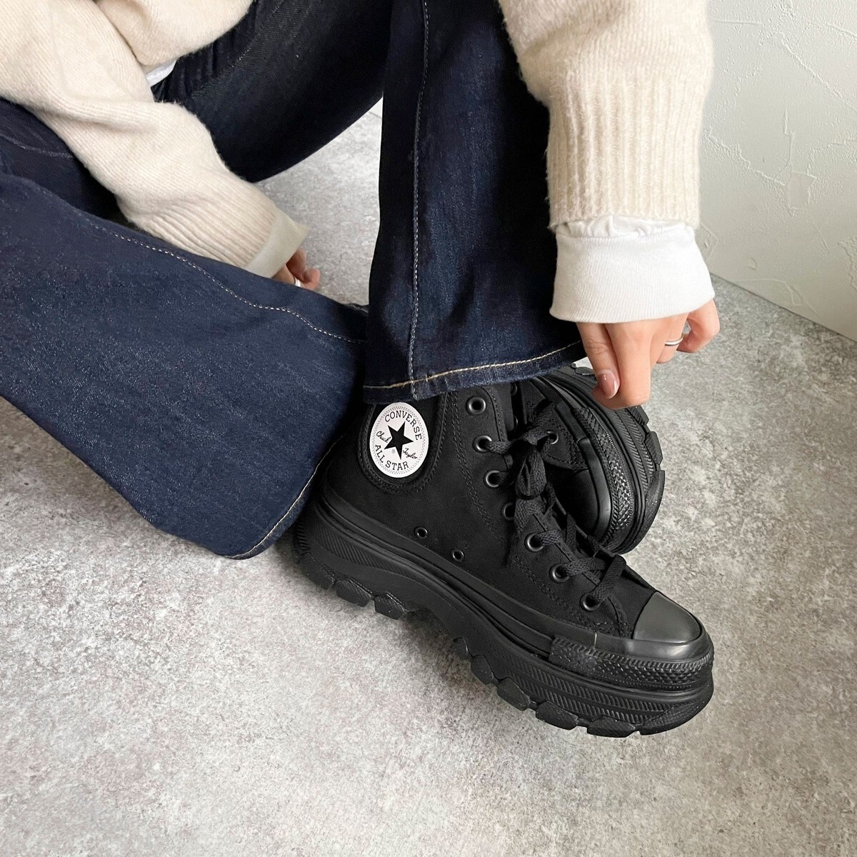 CONVERSE/コンバース】オールスタートレックウェーブ サイドゴアHI