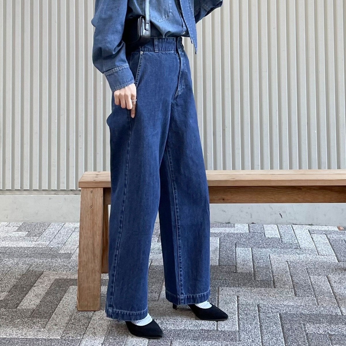 セミワイドデニムパンツ | フレディ＆グロスター(FREDY&GLOSTER