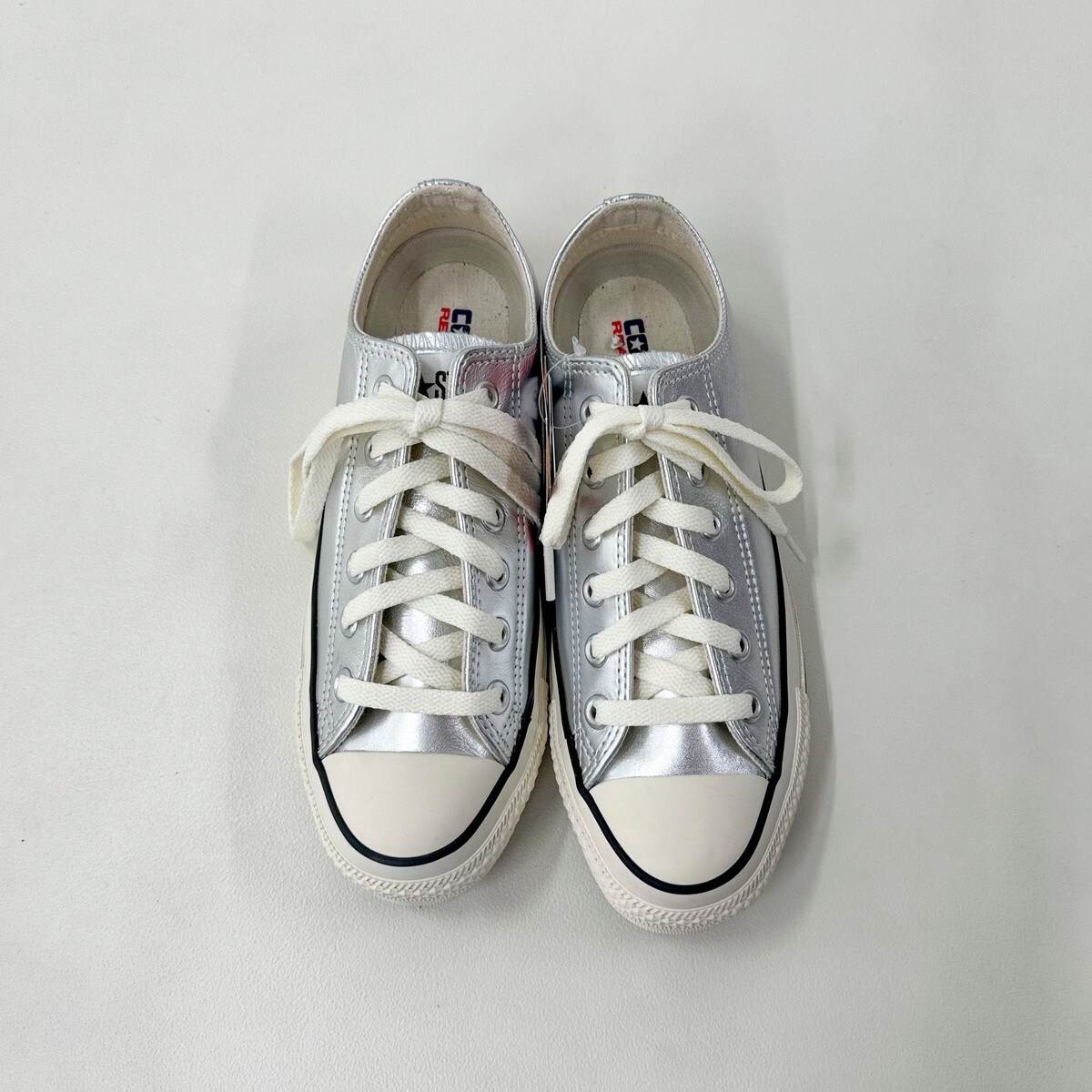 CONVERSE/コンバース】レザーオールスターOXシルバー | フレディ