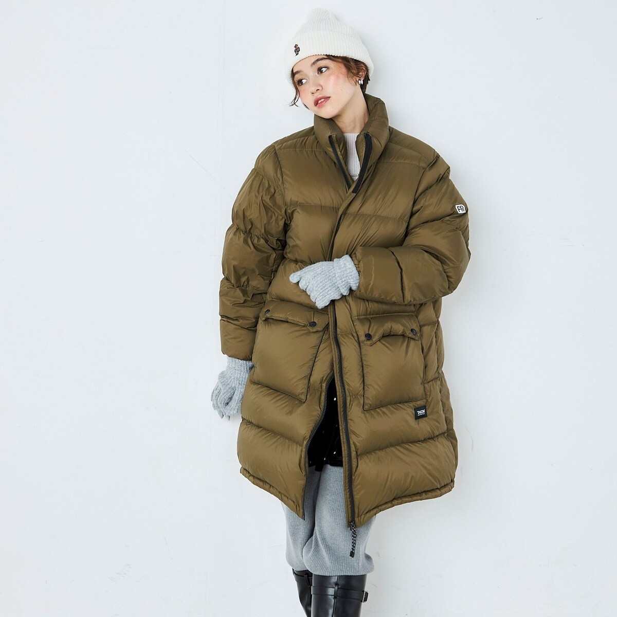 TAION×fredy emue】PACKABLE 別注ボリュームダウンコート | フレディ