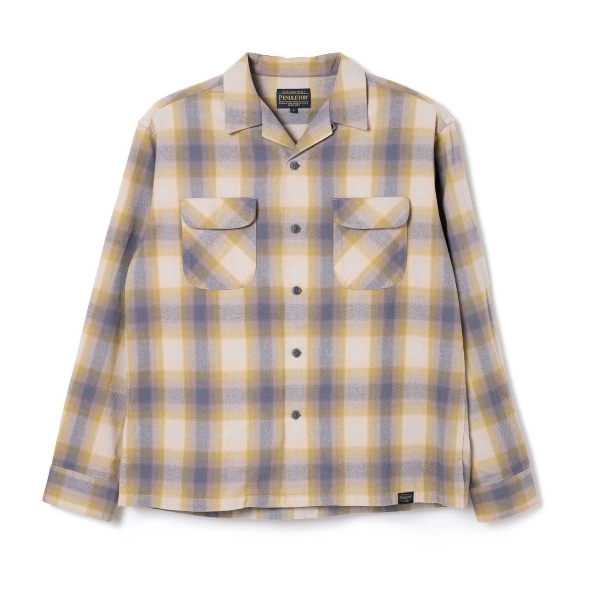 PENDLETON/ペンドルトン】オンブレ チェック オープンカラーシャツ