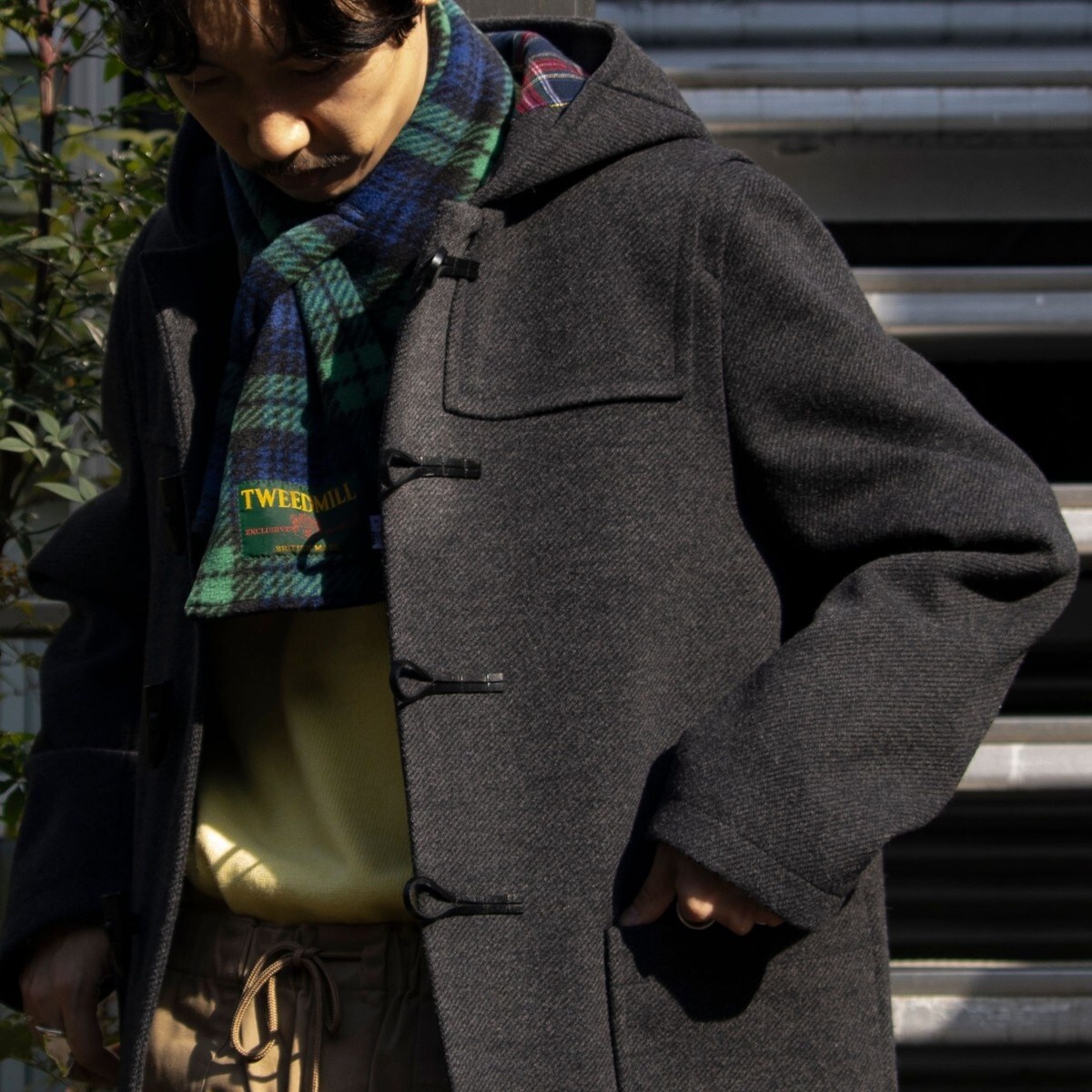 GLOSTER/グロスター】メルトン ダッフルコート/ハーフコート