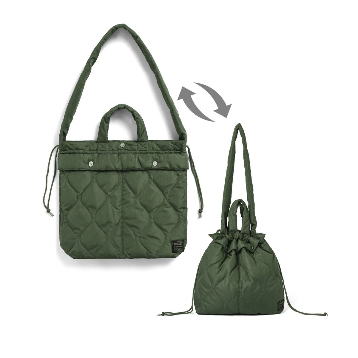 TAION/タイオン】2WAY ミリタリー ヘルメットバッグ UNISEX/ユニ