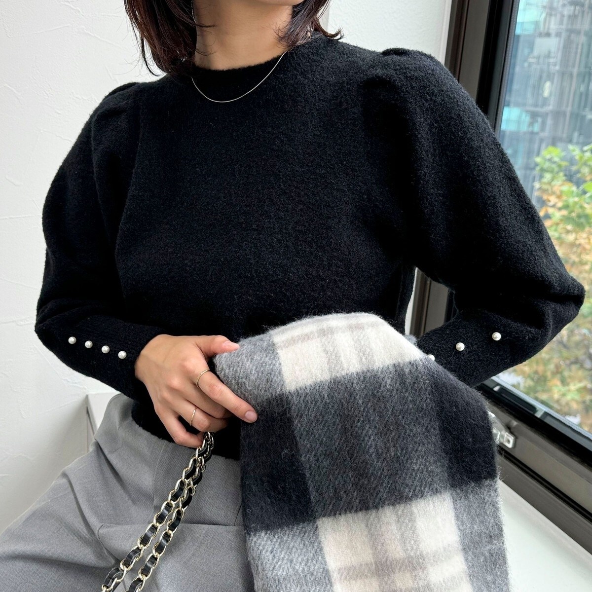 モヘヤラメスパンコール2WAYプルオーバーニット | ノーリーズ(NOLLEY'S