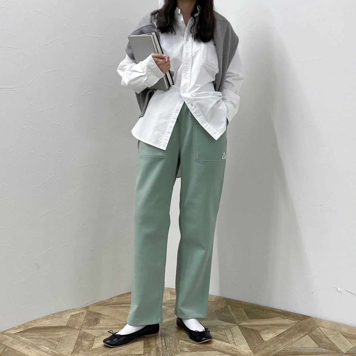 【GEVACO/ゲバコ】ウールライクイージーパンツ