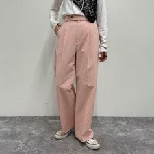 【低身長サイズ34有り】チノタックパンツ